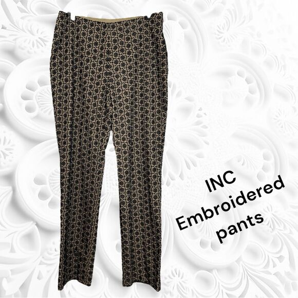 *BOGO* INC Embroidered Pants - Picture 1 of 7